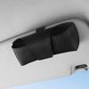 Sunglass Holder For Car Auto Eyeglasses Protective Storage Case PU Leather Non-Slip Eyeglasses Case Space Saving Auto