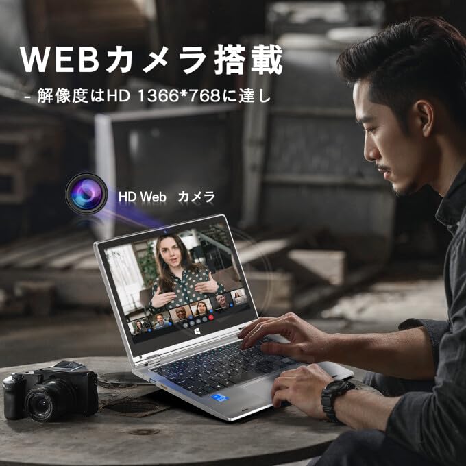 Dobios Touchscreen Laptop with Windows 11 Pro and Office Compact PC with N3700 8GB 512GB Mini and Micro SD 2-in-1 2024, Quad-Core CPU, RAM, M.2 SSD,