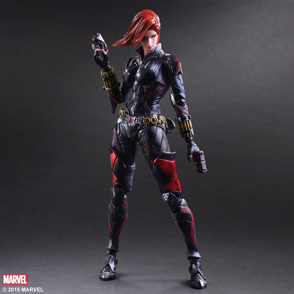 MARVEL UNIVERSE VARIANT PLAY ARTS Kai Black Widow PVC Painted Action Figure