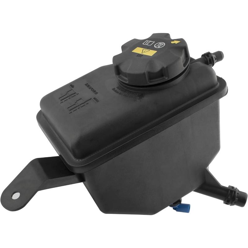 Car Engine Coolant Expansion Pot with Cover for BMW E60 E61 525i 528i 530i 535i 17137542986 17137519219 17137542986