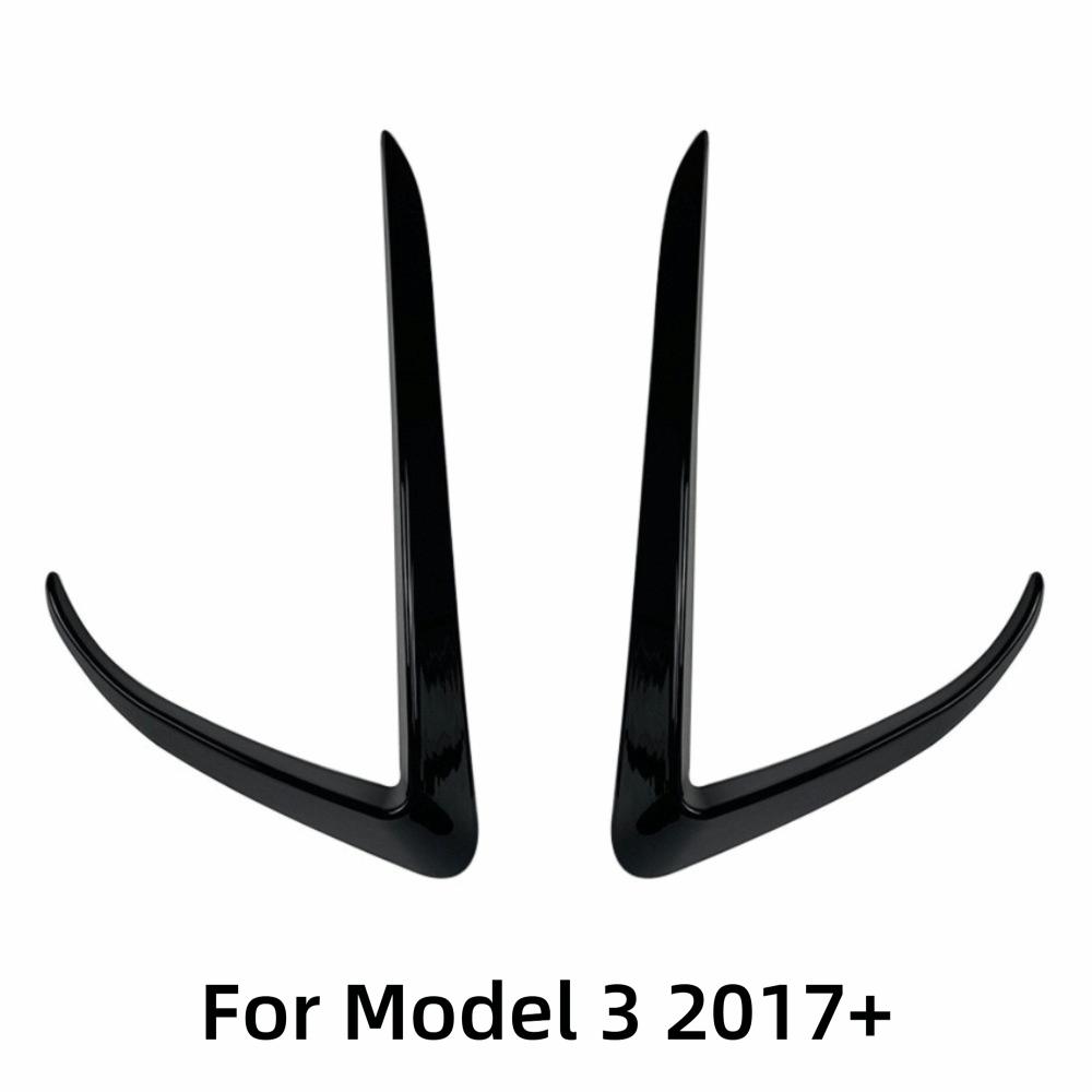 1 Coppia Kit Body Fendinebbia Copertura Trim per Tesla Model 3 2017+ Model Y 2019-2024 Miglioramento Carrozzeria