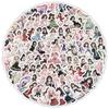 100Pcs Cute And Sweet Lolita Girl Graffiti Stickers For Helmet Bicycle Hand Account Pencil Case Decals Sticker Story Store