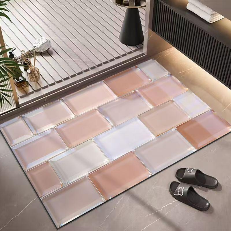 Bathroom absorbent diatom mud toilet doormat toilet toilet floor mat toilet carpet
