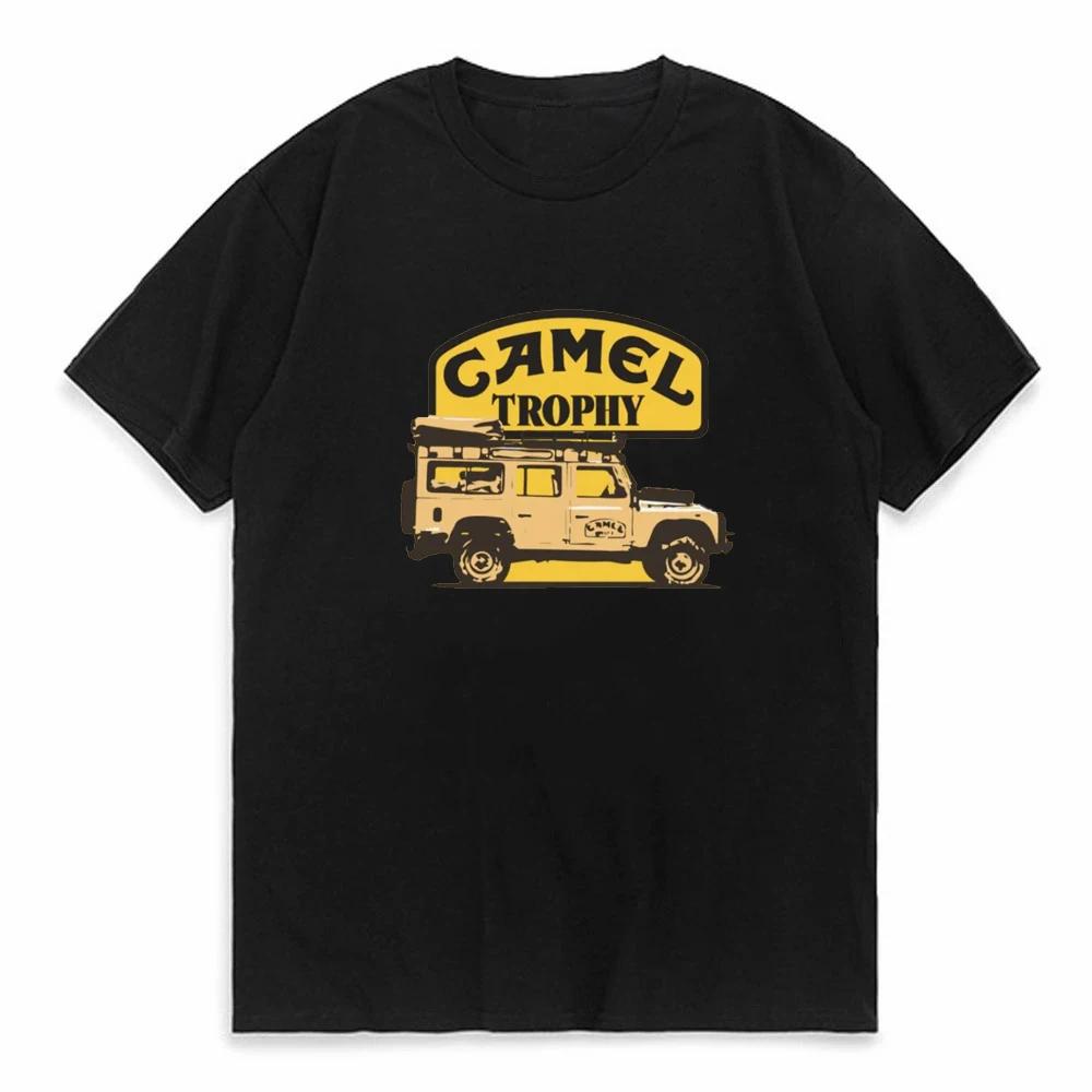 Defender 110 Camel Trophy for Men Women T Shirt Overland Car Accessories Casual Tees T-Shirts 100% Cotton Graphic Printed Tops S разноцветный