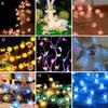 LED String Light Butterfly Bee Flower Sea Animals Fairy Lights Solar-Powered Waterproof Decorative