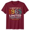 Best Of 1965 Unisexs T Shirt 61st Birthday Gift Limited Edition Tee