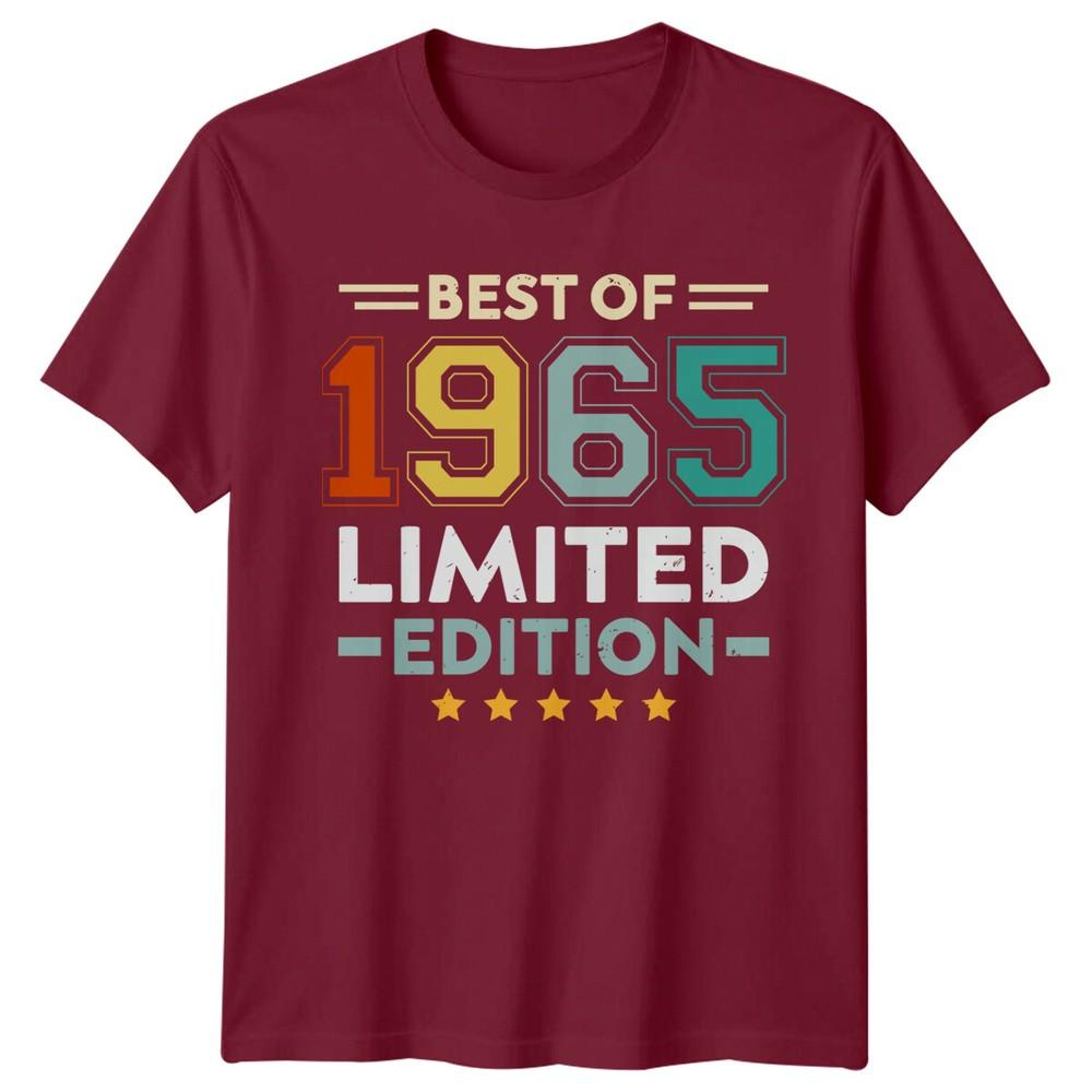 Best Of 1965 Unisexs T Shirt 61st Birthday Gift Limited Edition Tee