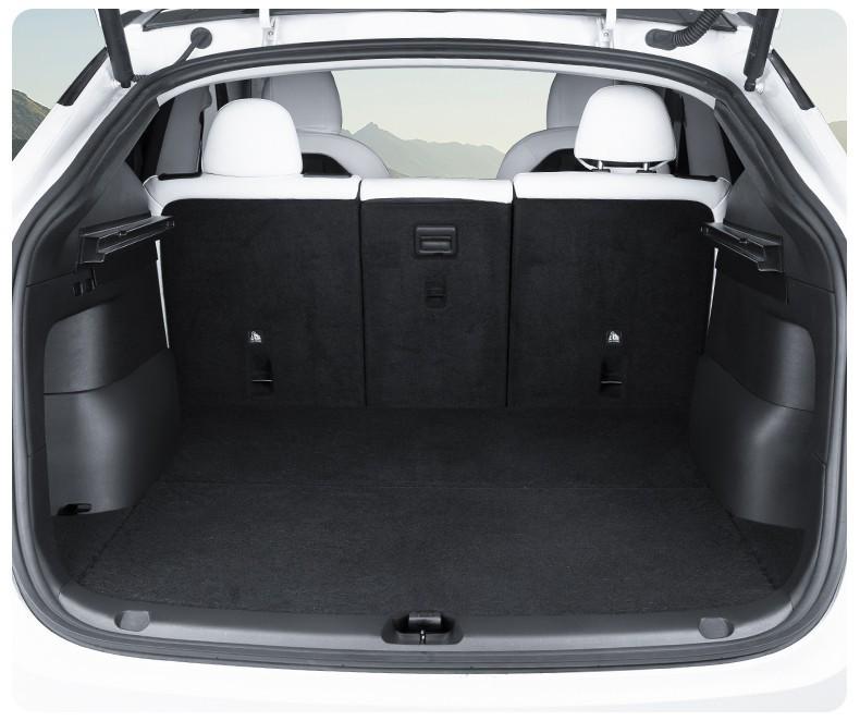 Tesla Model Y Suede Trunk Side Panels - Large Interior Modification Accessories