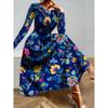 Casual and fashionable long sleeve dress
