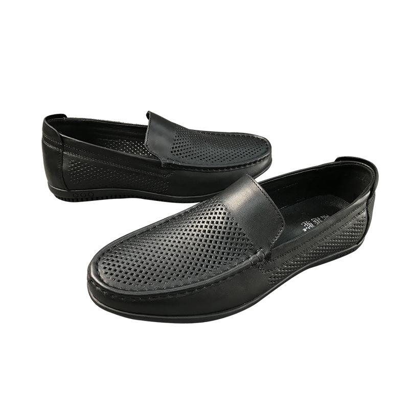 

Мужская обувь из коровьей кожи первого слоя, мужская обувь из коровьей кожи первого слоя, с круглым носком, закрывающая стопу, из мягкой кожи, на мягкой подошве, удобная и комфортная, повседневная мужская обувь 44