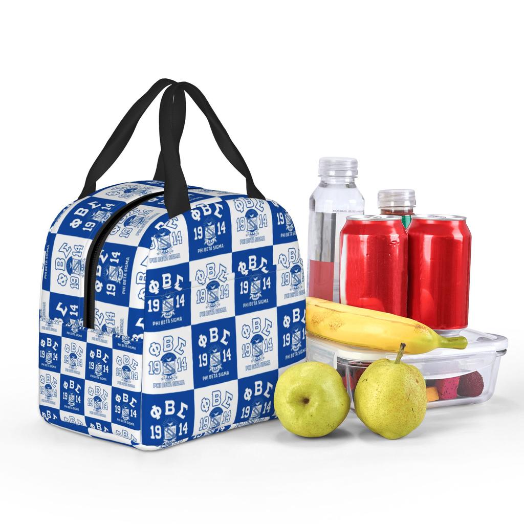 Beta Sigma Phi Fraternity Cute Pencil Case Girls Boys Large Capacity Checkered Plaid 1914 Pencil Bag School Accessories
