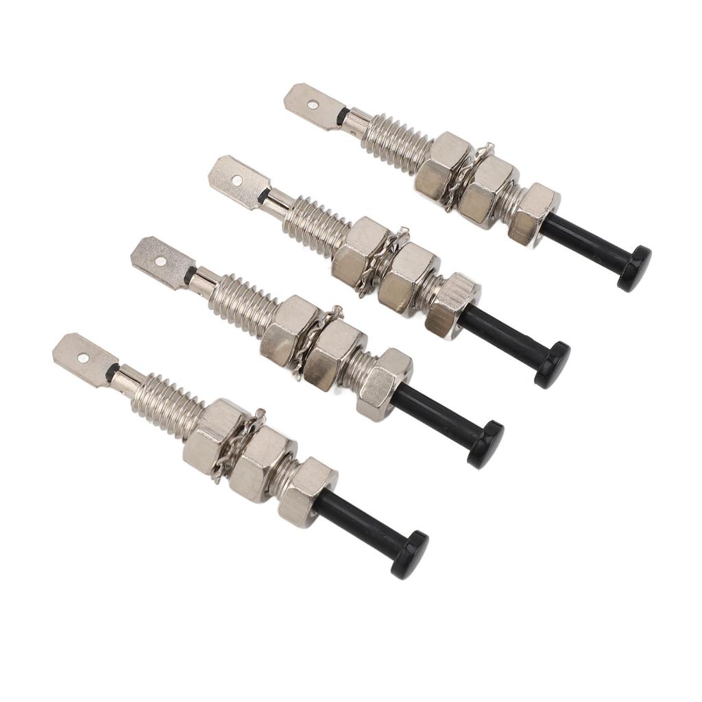Adjustable Door Pin Switch 12V Universal Car Bonnet Alarm Light Hood Switch Security Screw for Ceiling Chassis Lights