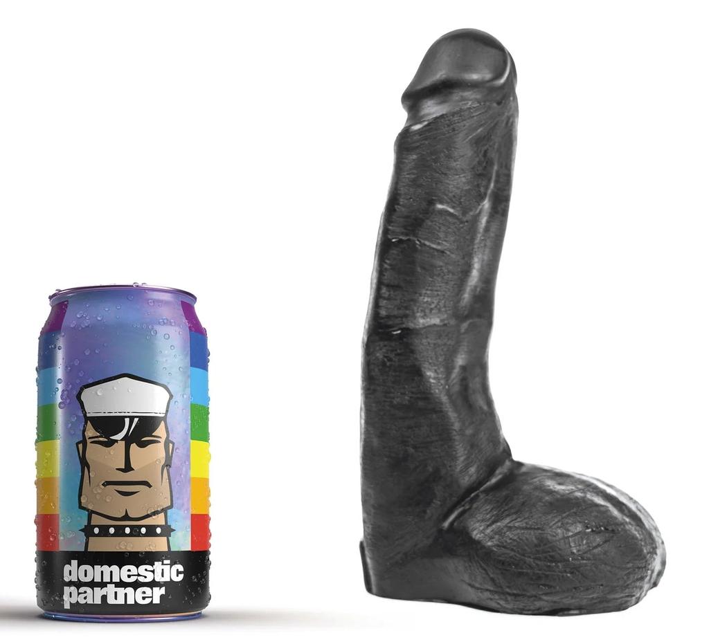 ARM38B Domestic Partner Dildo 17 X 5.7cm - Domestic Partner - Black Dildos