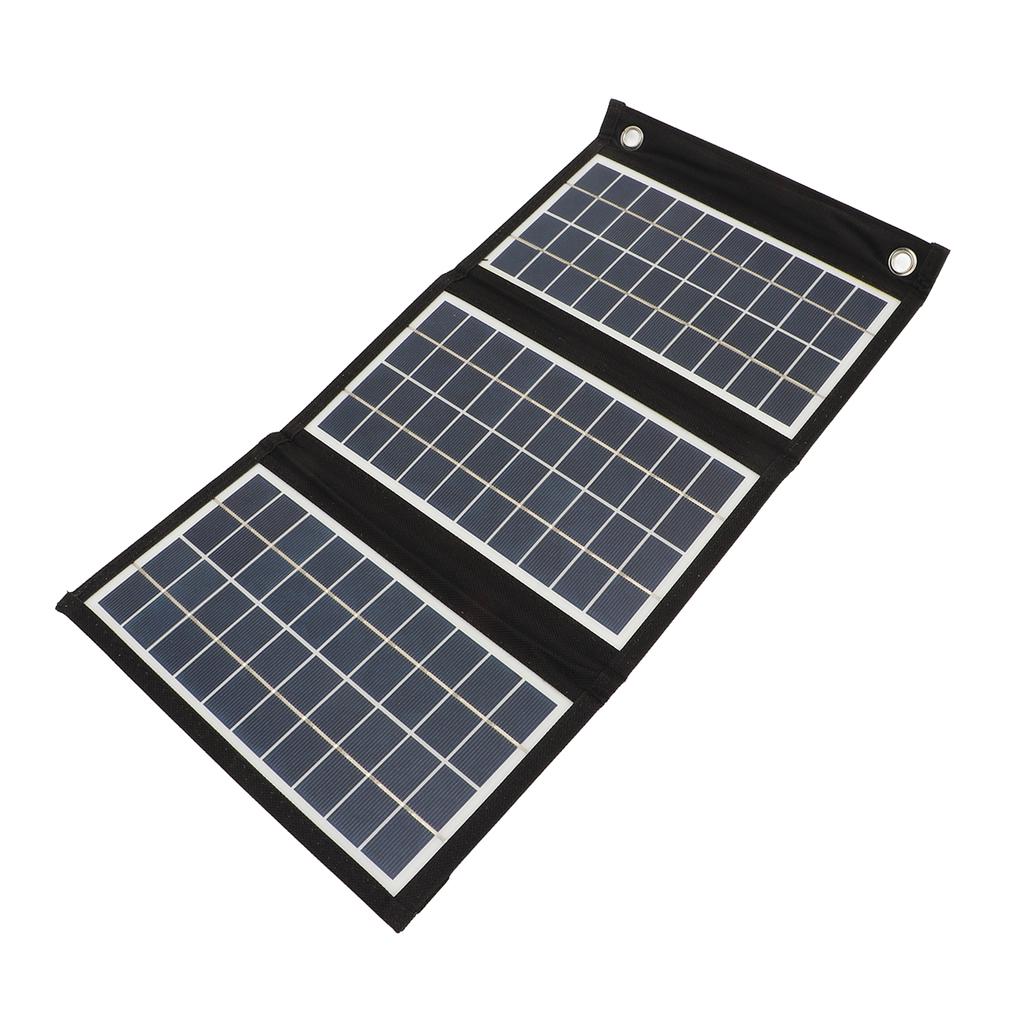 15W 5V Foldable Solar Panel Dual USB High Efficiency Polycrystalline Silicon Solar Charger for