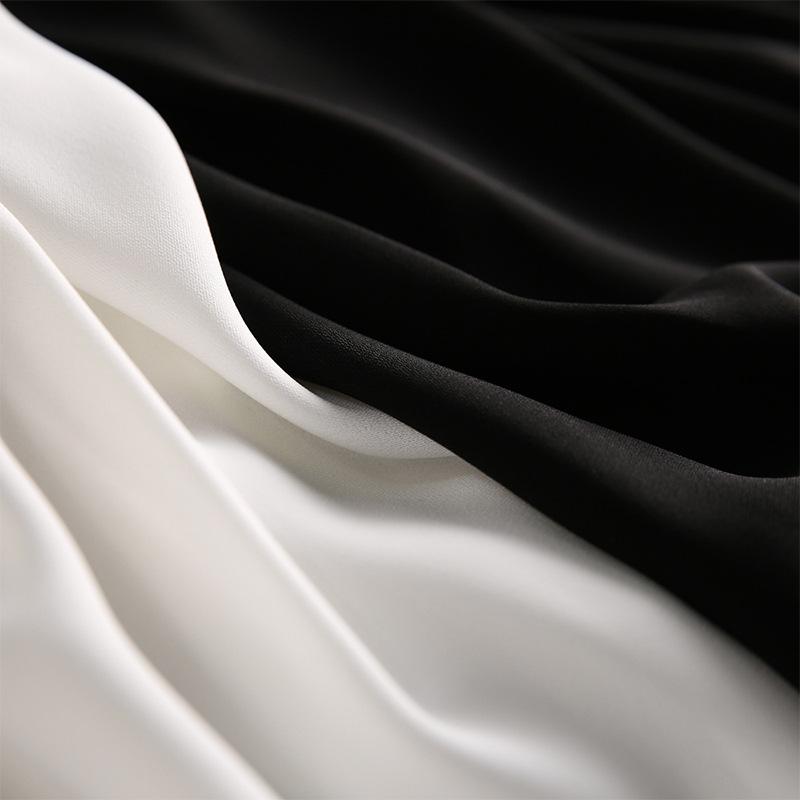 Elegant Women's Ribbon Shirt - Spring/Autumn Top