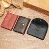 Men's Handmade Soft Cowhide Mini Coin Purse Women's Simple Leather Bag Card Business Storage