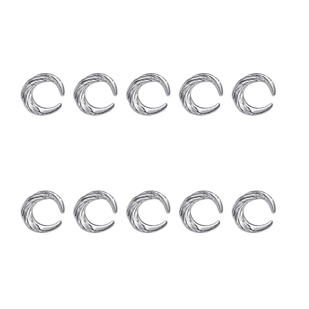 Metal Nail Art Studs 3D Metal Nail Art Jewelry Decorations Bows Rabbits Moon Multi-Shapes Nail Decoration Accessories