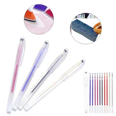 10 Stück/Set Hitze-löschbare Nachfüllstifte Hochtemperatur-verschwindende Stoffmarkerstifte Linienmarkierung DIY Bastel-Nähzubehör