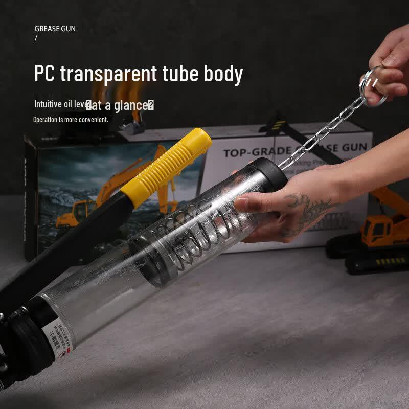 Pioneer Zipper-Style Transparent Manual Grease Gun