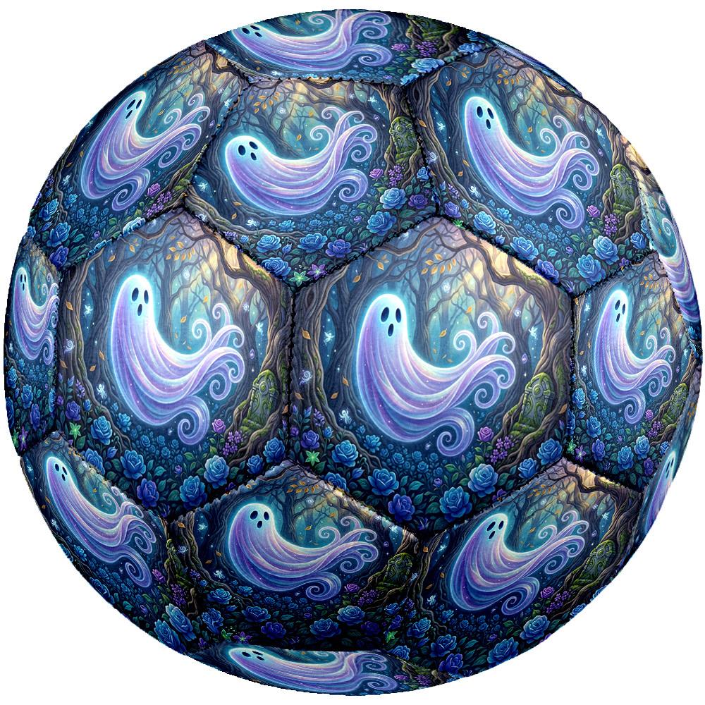 1pc Ghostly Forest Glow Durable Size 5 Soccer Ball Professional Match Training Football Indoor &Outdoor Sports Ball P60116