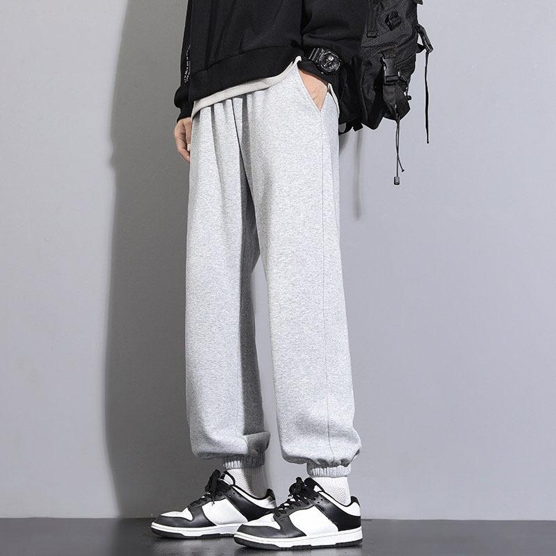 Sweatpants men's casual pants spring and summer new sports youth wide-leg trendy brand loose straight long pants