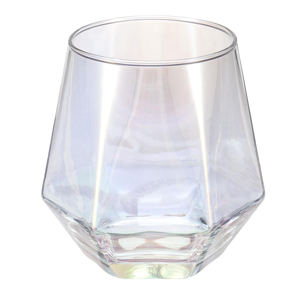 1/2/4pcs Diamond Whiskey Glasses 10oz Wine Glasses Stemless Geometric Design for Wine Red White Wine Birthdays Weddings Bachelor