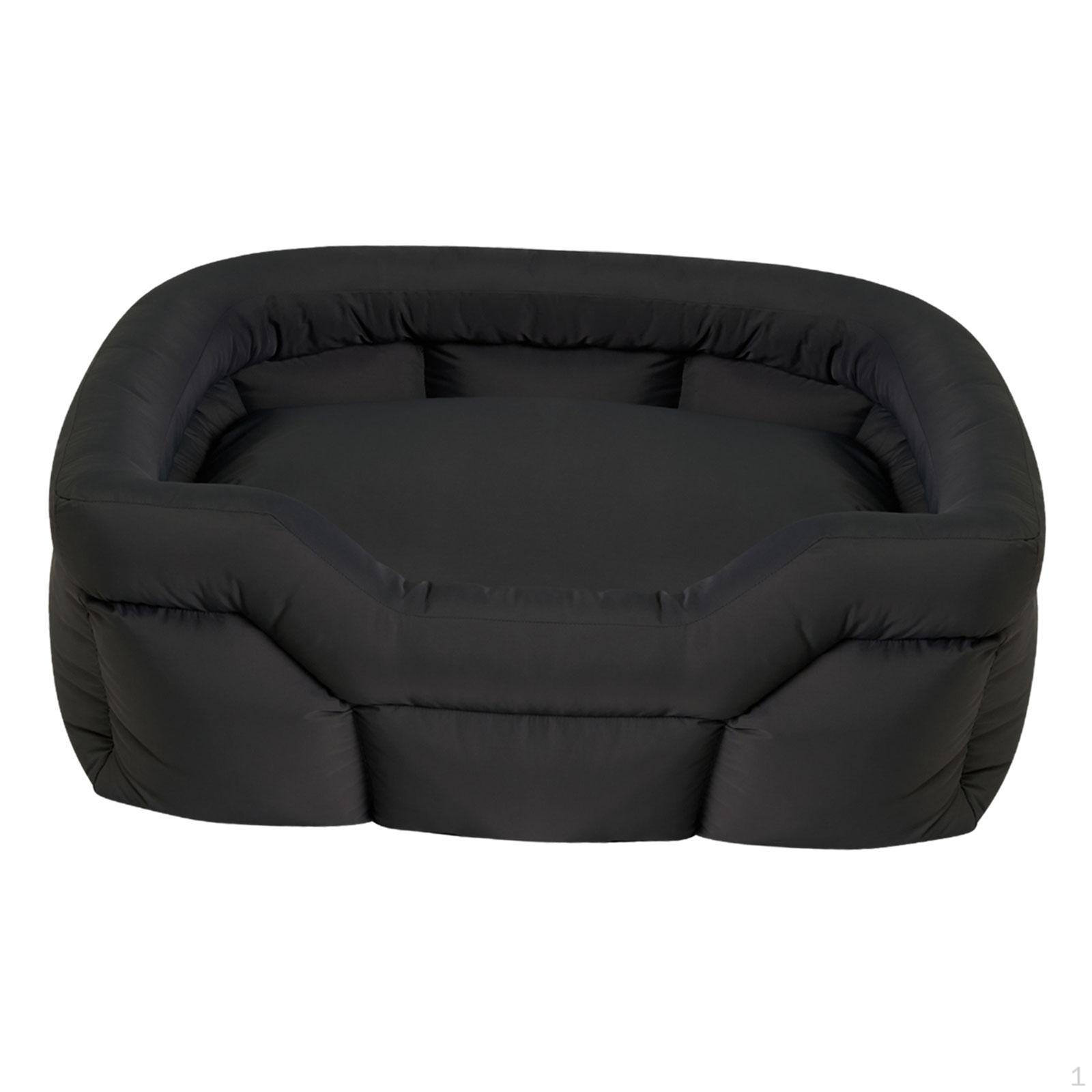 

Зимняя подстилка для собак, коврик для гнездования домашних животных, 57x47x24 см, для собак большего размера или нескольких собак среднего размера, съемный чехол