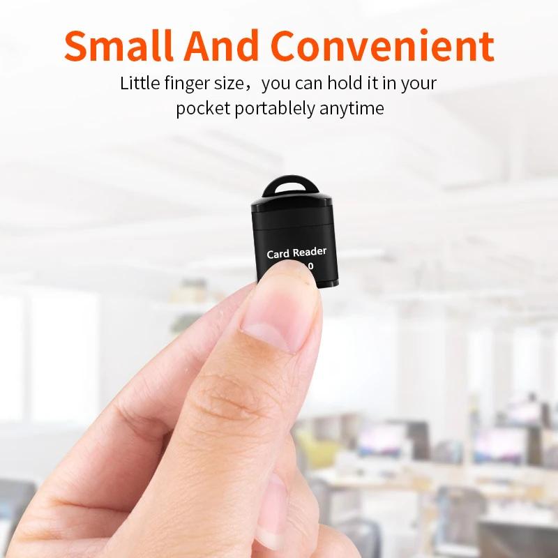 For USB Card Reader USB 2.0 Mini Mobile Phone Memory Card Reader High Speed USB Adapter For Laptop Accessories