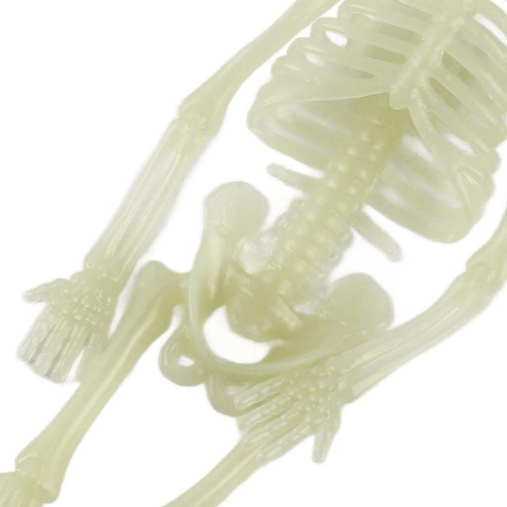 Glowing In The Dark Halloween Skeleton Decor Luminous Lifelike Skeleton Model for Front Lawn