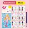 With Painting Brush Watercolor Coloring Book 12 Pages Mini Paint Pad  Children