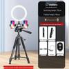 Universal SLR Camera & Phone Tripod with Macro Stabilizer for Photography & Live Streaming
