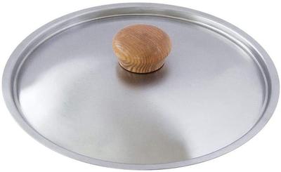 Urushiyama Metal Industry Pánev z nerezové oceli Stylový dřevěný knoflík, který lze použít i na železnou pánev Vyrobeno v Pánvi Nerezová poklice
