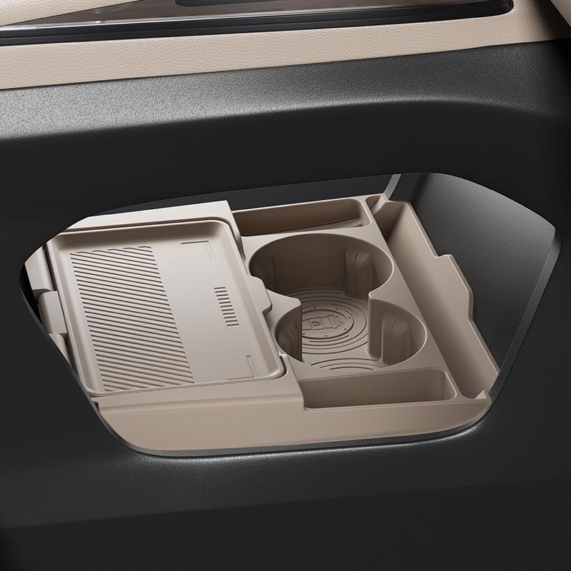 Compatible with 26 Geely Xingyue L models, this dustproof silicone storage box fits under the center console for convenient storage.