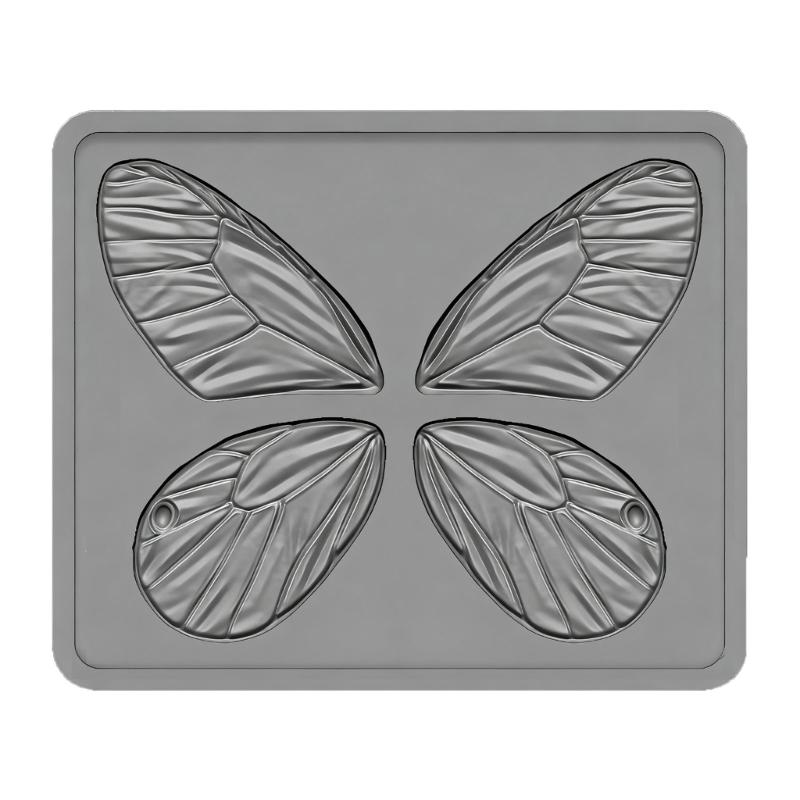 Reusable Flexible Silicone Butterfly Mold Detailed Silicone Texture Design for Resin Art Projects and Handmade Gifts