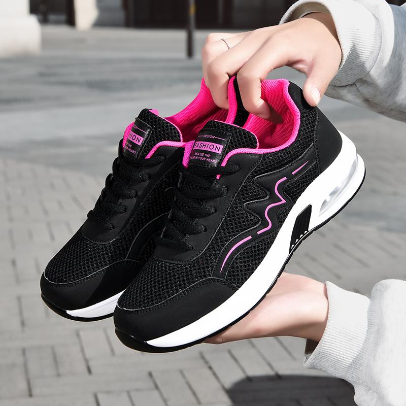 Women's casual shoes, mesh breathable vulcanized shoes, fashionable and comfortable sports shoes, women's casual sports shoes