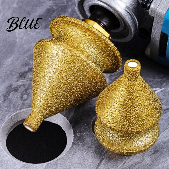 Hole Opener Drill Bit Diamond Chamfering for Grinder 4-in-1 Saw Beveling Grinding Head Ceramic Tile Chamfering/Hole Enlarging/Polishing/Arc