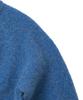KNITTED (Unisex) Boucle Raglan Crop Round Knit Blue