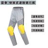 Pantalones de Moto para Hombre Transpirables de Liberación Rápida con Diseño Dividido Pantalones de Ciclismo Uso en Calle y Pista