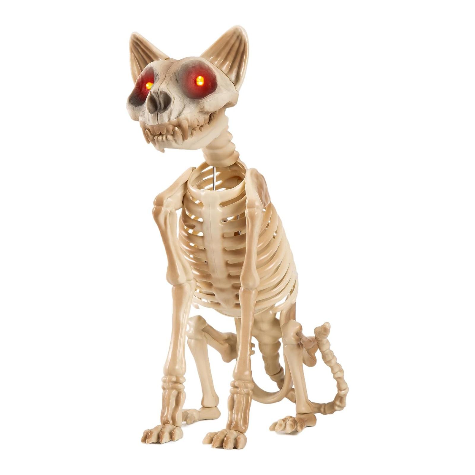 

Cat Halloween Skeleton Decoration, Cat Skeleton Bones Prop Themed Parties, Haunted Houses One Size