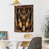 Deer Wall Decor Tapestry Art For Pet Memorial Birthdaywedding Party Backdrop Family Gift