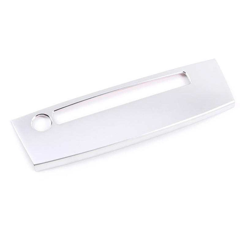 

ABS карбон/хром автомобильной консоли, регулировка громкости, панель управления, накладка, наклейка для BMW 5 серии E60 2004-2010, авто серебряный