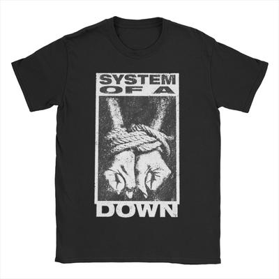 System of A Down T Shirts Men Women Cotton Vintage TShirts O Neck Hipster Heavy Metal Tee Shirt Short Sleeve Clothing Adult