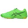 ASICS DS LIGHT JR GS TF Soccer Shoes Size 300 Size 2E (1104A053), Unisex, (Green Gecko/Black), 24.0 cm,