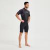Traje de neopreno de manga corta para hombre de 3 mm: Protección Solar, Calidez, Traje de Surf y Buceo - Talla Mediana/Grande