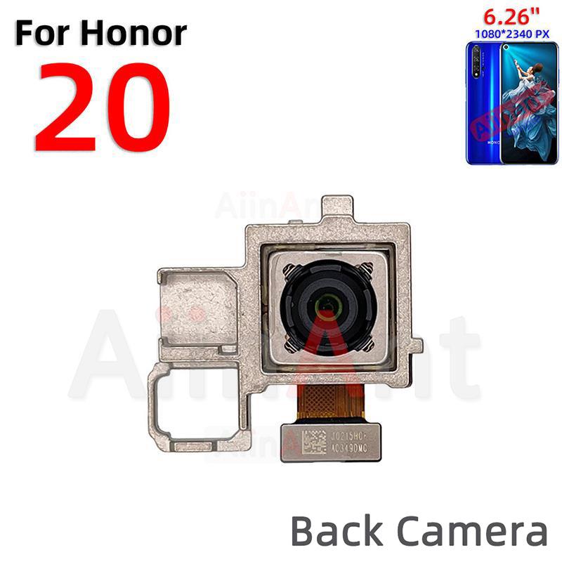Aiinant Front Camera Rear Main Back Camera Module Flex Cable For Huawei Honor 20 Lite Pro 20i 20s View 20 V20 Replacement Parts