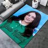 Billie Eilish Benutzerdefinierter Namens-Teppich für Wohnzimmer, Schlafzimmer, Zuhause, Sofadekoration, Rutschfeste Bodenmatte für Kinder