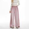 American Retro Stripe Sweatpants Women 2025 - Spring/Autumn Casual Wide Leg