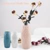 Nordic Shatterproof Imitation Glaze Vase, High Quality Plastic Flower Vase for Arrangement, Modern Home Decor Plant Pot Basket