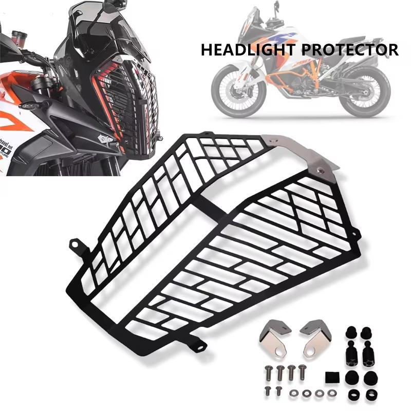 For KTM 1290 Super ADVENTURE ADV S R 2017-2023 Motorcycle Headlight Head Light Guard Protector Cover Protection Grill