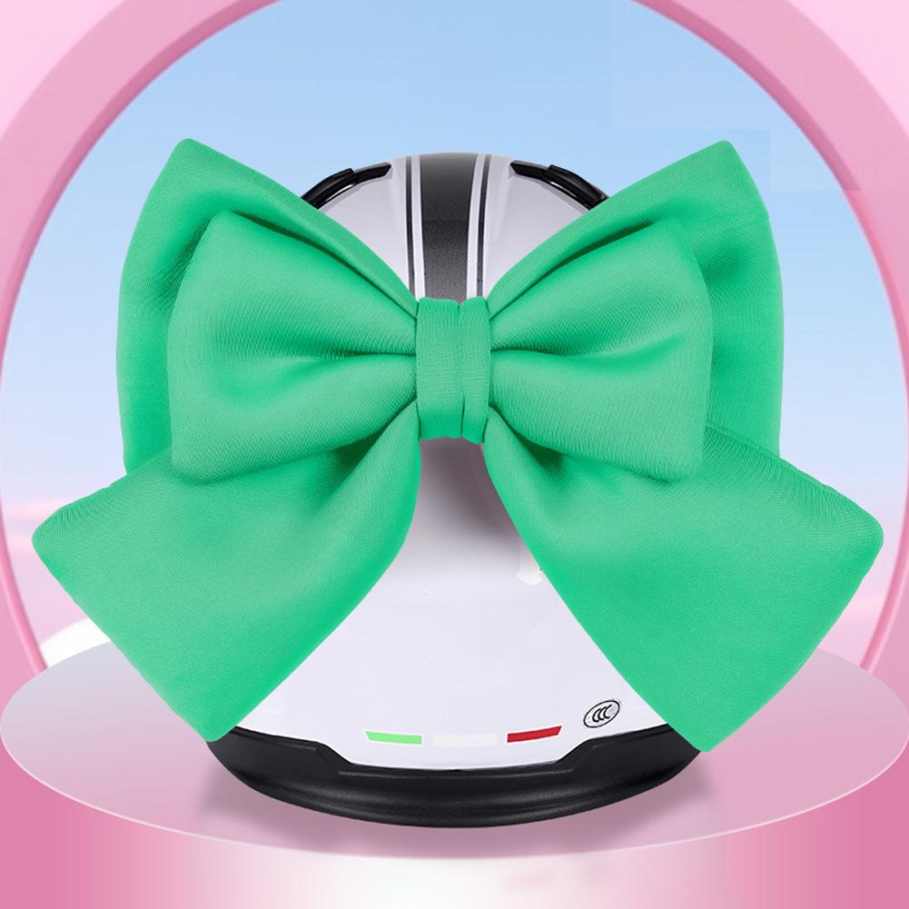 Motorcycle Helmet Bow Decoration Electric Bike Helmet Car Body Decoration Accessories Bowknot Suction Cup Type For Girl Women